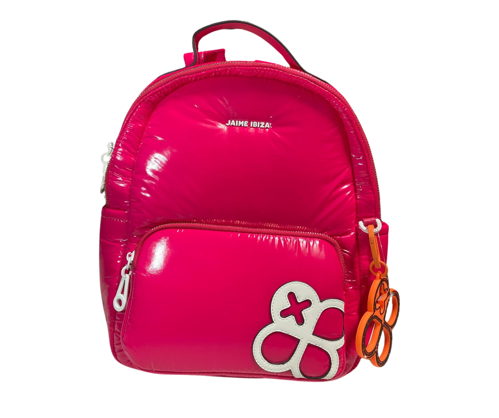 MOCHILA JAIME IBIZA NEGRO,ROSA