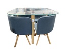 ANTECOMEDOR LOTTUS VIDRIO GRIS
