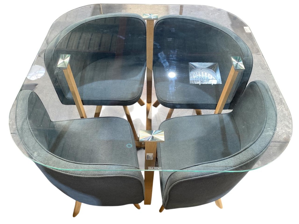 ANTECOMEDOR LOTTUS VIDRIO GRIS