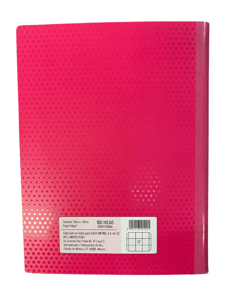 CUADERNO  COSIDO 100/60 HOJAS