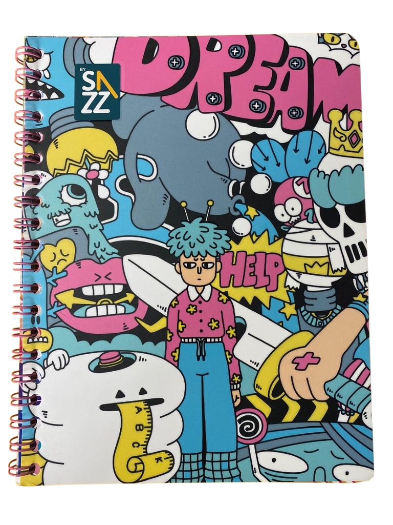 CUADERNO C/ESPIRAL 100 HOJAS