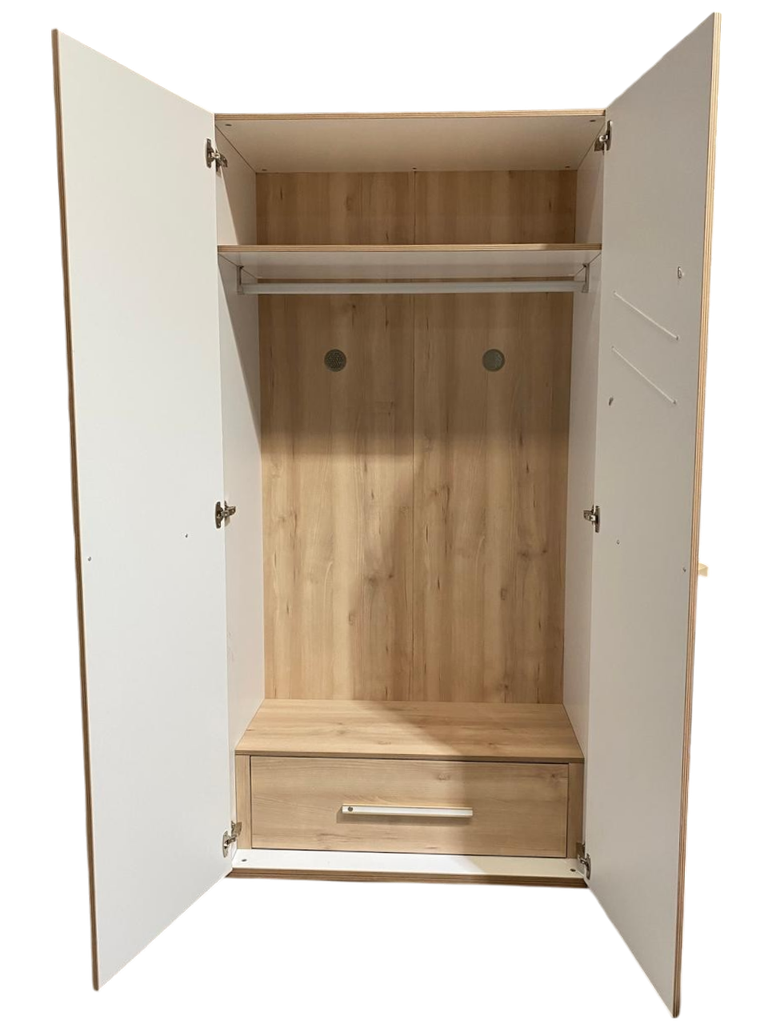 ROPERO DUO MDF NATURAL