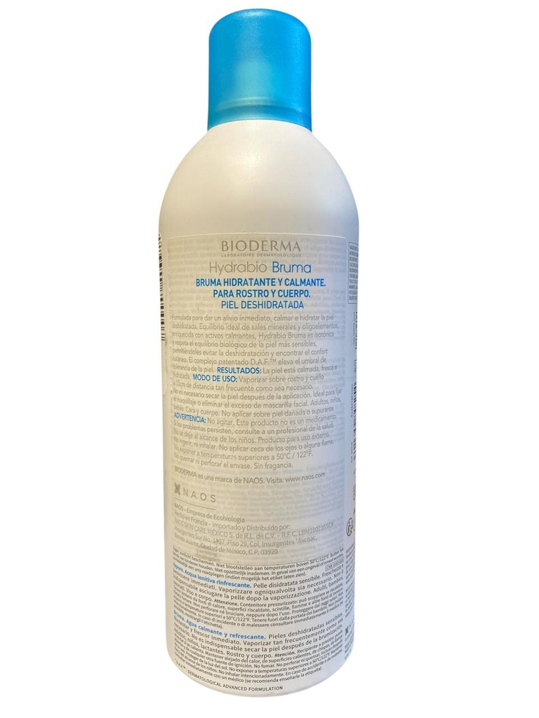 BRUMA HIDRATANTE Y CALMANTE BIODERMA