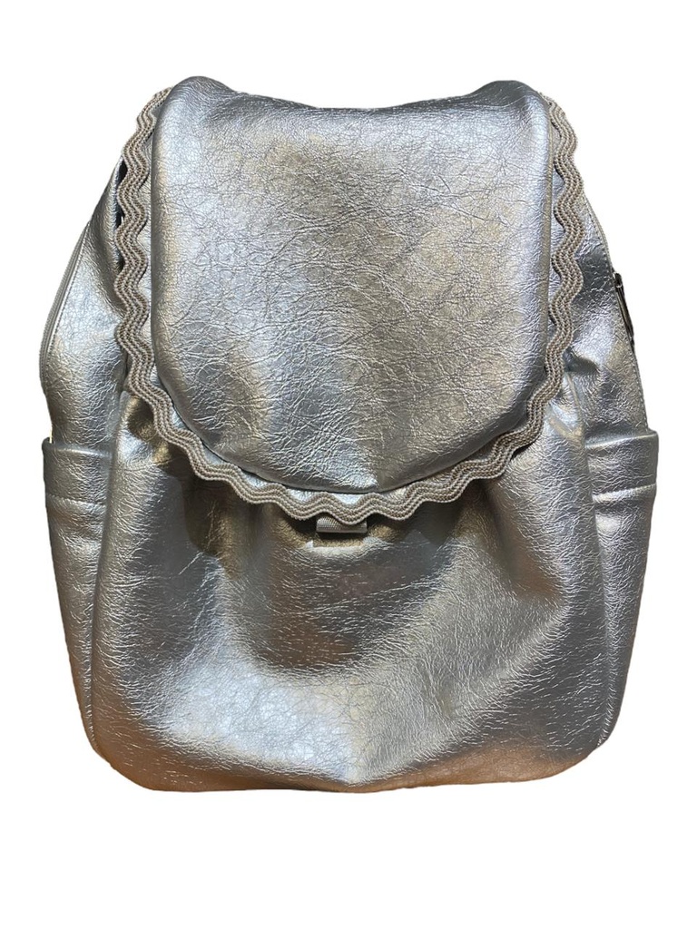 BOLSA/MOCHILA THAT´S IT S/M  PLATA