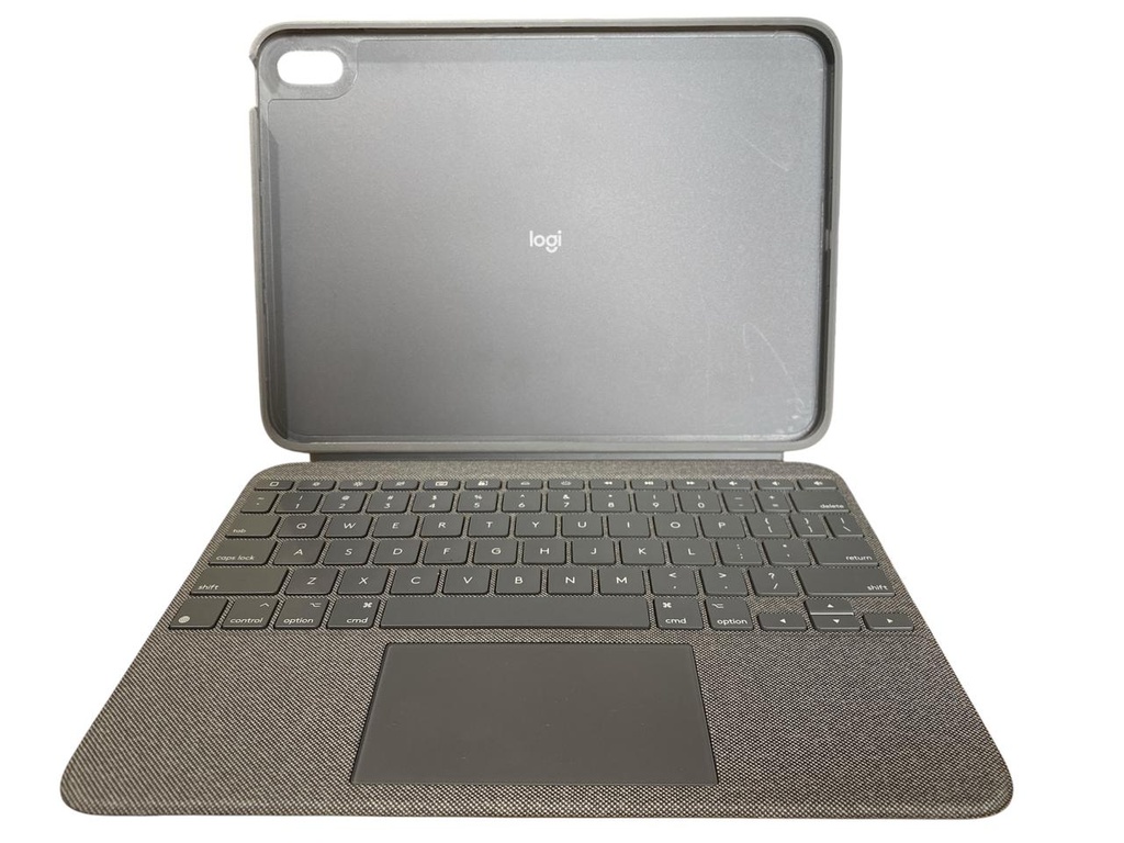 FUNDA C/TECLADO LOGITECH 10.9" GRIS 
