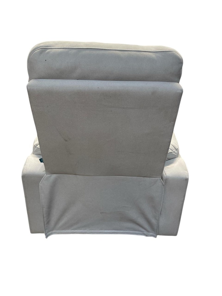 RECLINABLE GRIS CLARO  