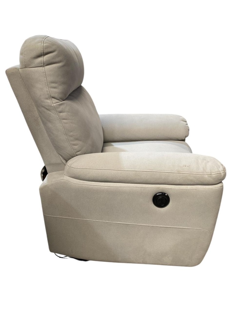 RECLINABLE GRIS CLARO 