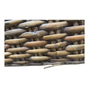 SOFA DOBLE CADIZ RATAN NATURAL CAFE