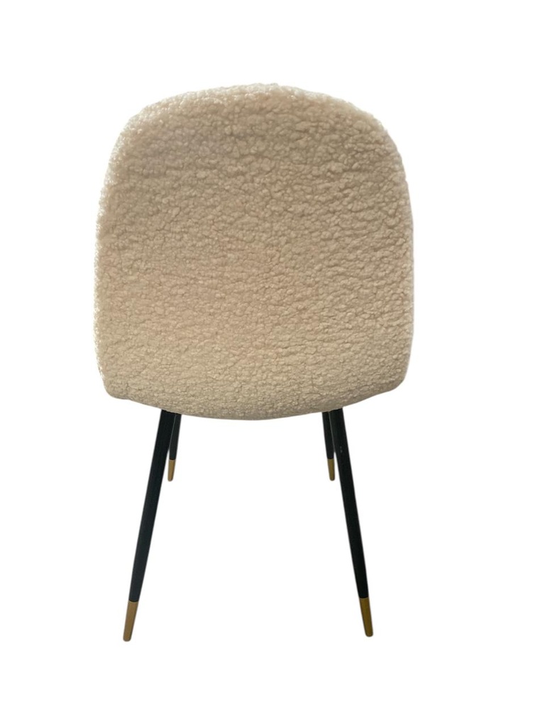 SILLA PELUCHE BLANCA