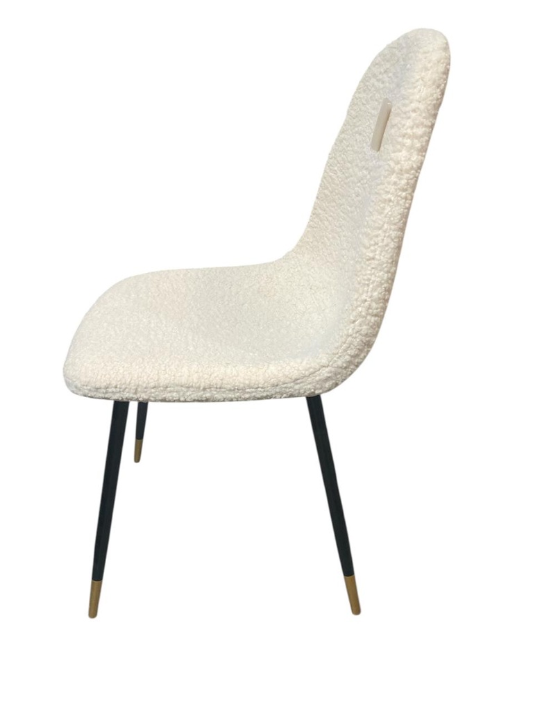SILLA PELUCHE BLANCA 