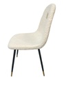 SILLA PELUCHE BLANCA