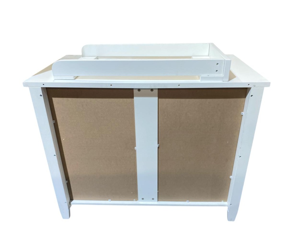 CÓMODA CON CAMBIADOR BLANCA MON CARAMEL