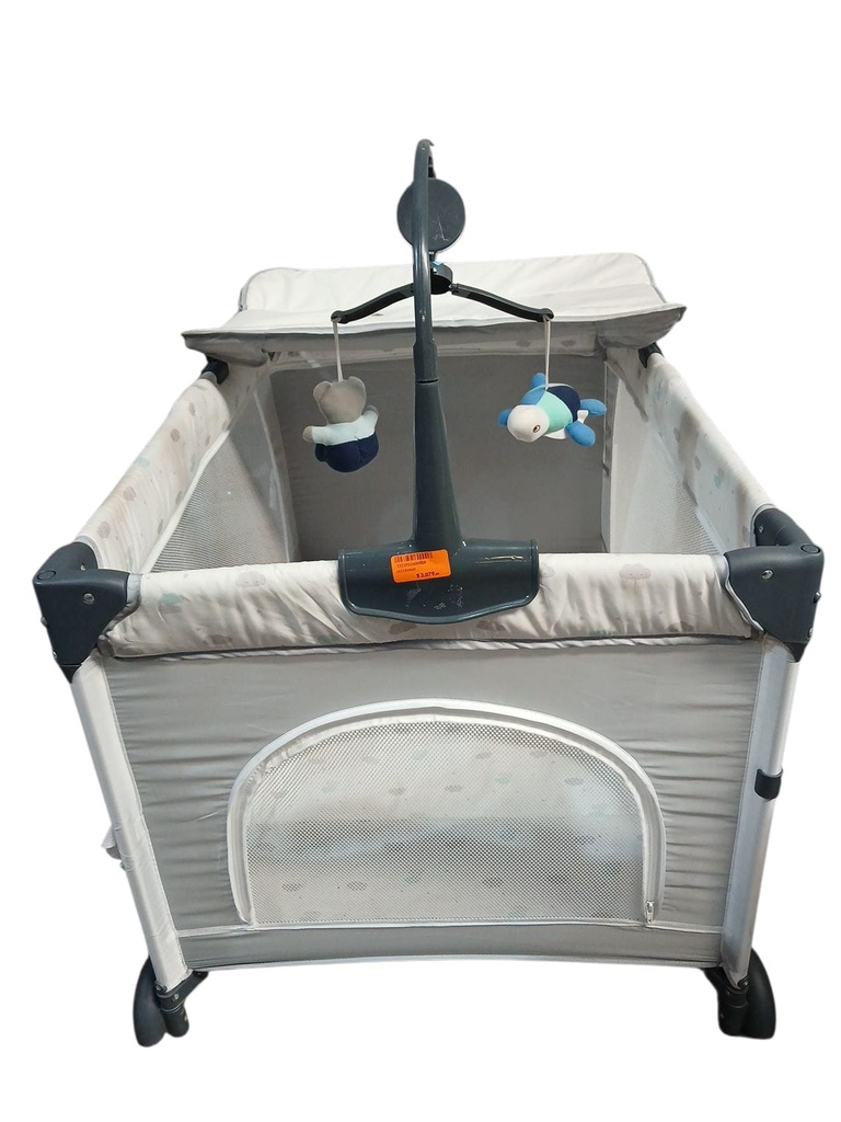 CUNA DE VIAJE MON CARAMEL GRIS