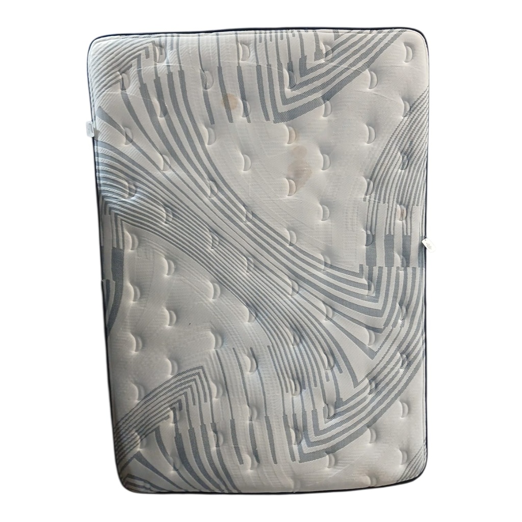 JUEGO BOX + COLCHON RESTONIC MAT AZUL