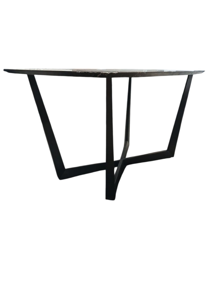 MESA DE MARMOL CON ESTUCTURA DE METAL 90 cm x 108 cm x 180 cm
