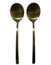  JUEGO DE SERVIR 2 PZAS COLOR CHAMPAGNE 
