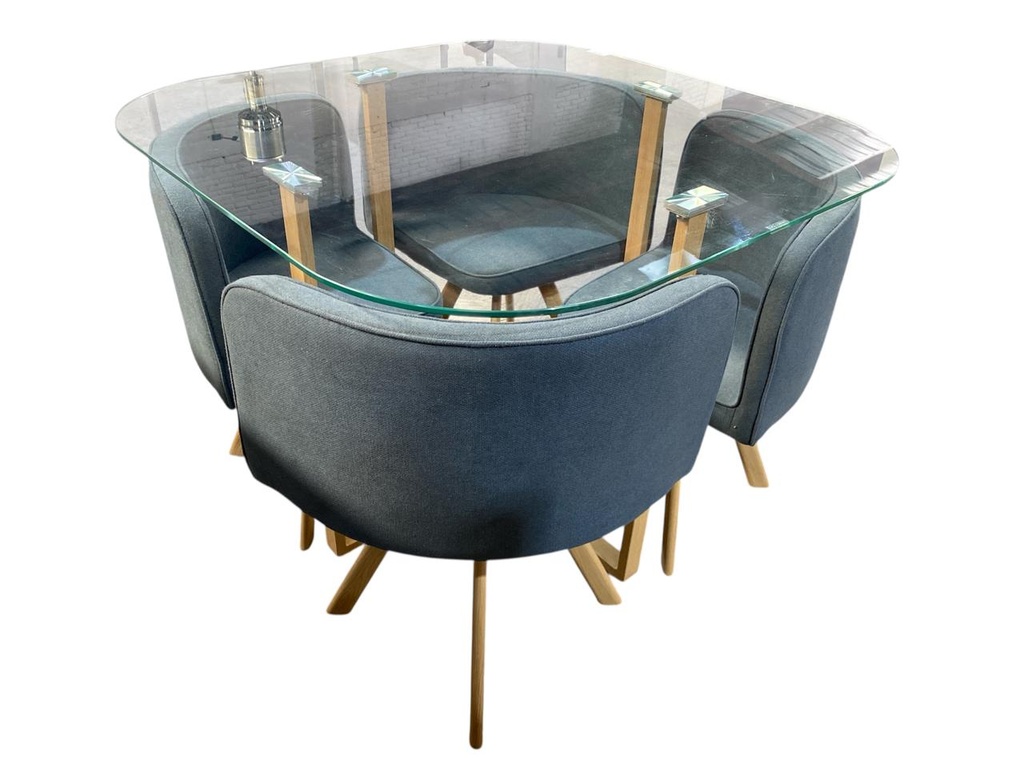 ANTECOMEDOR LOTTUS VIDRIO GRIS
