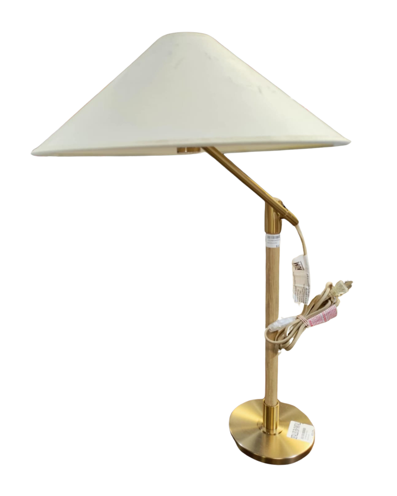 LAMPARA DE MESA DORADO