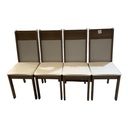 JUEGO DE 4 SILLAS RESPALDO ALTO