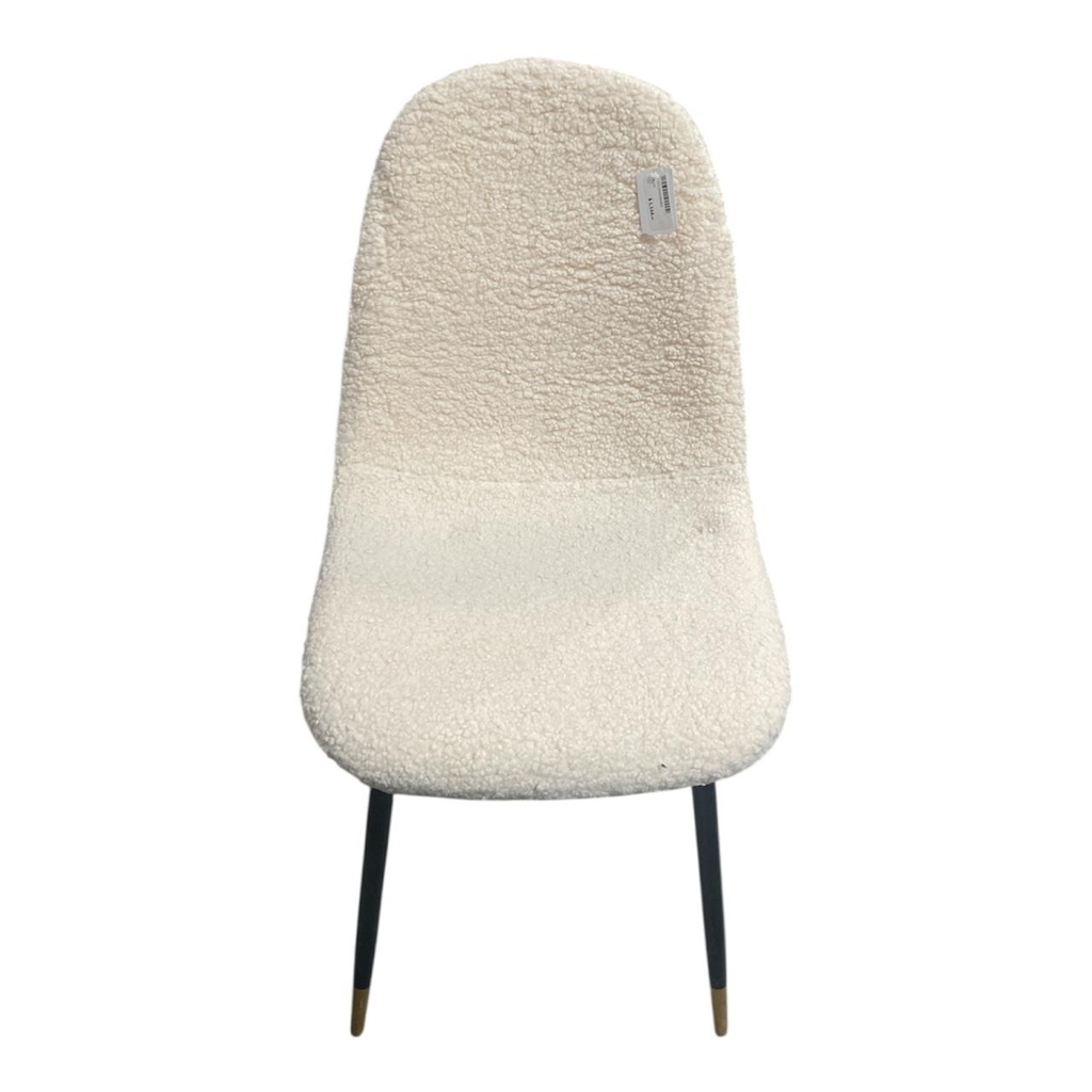 SILLA PELUCHE BLANCA 