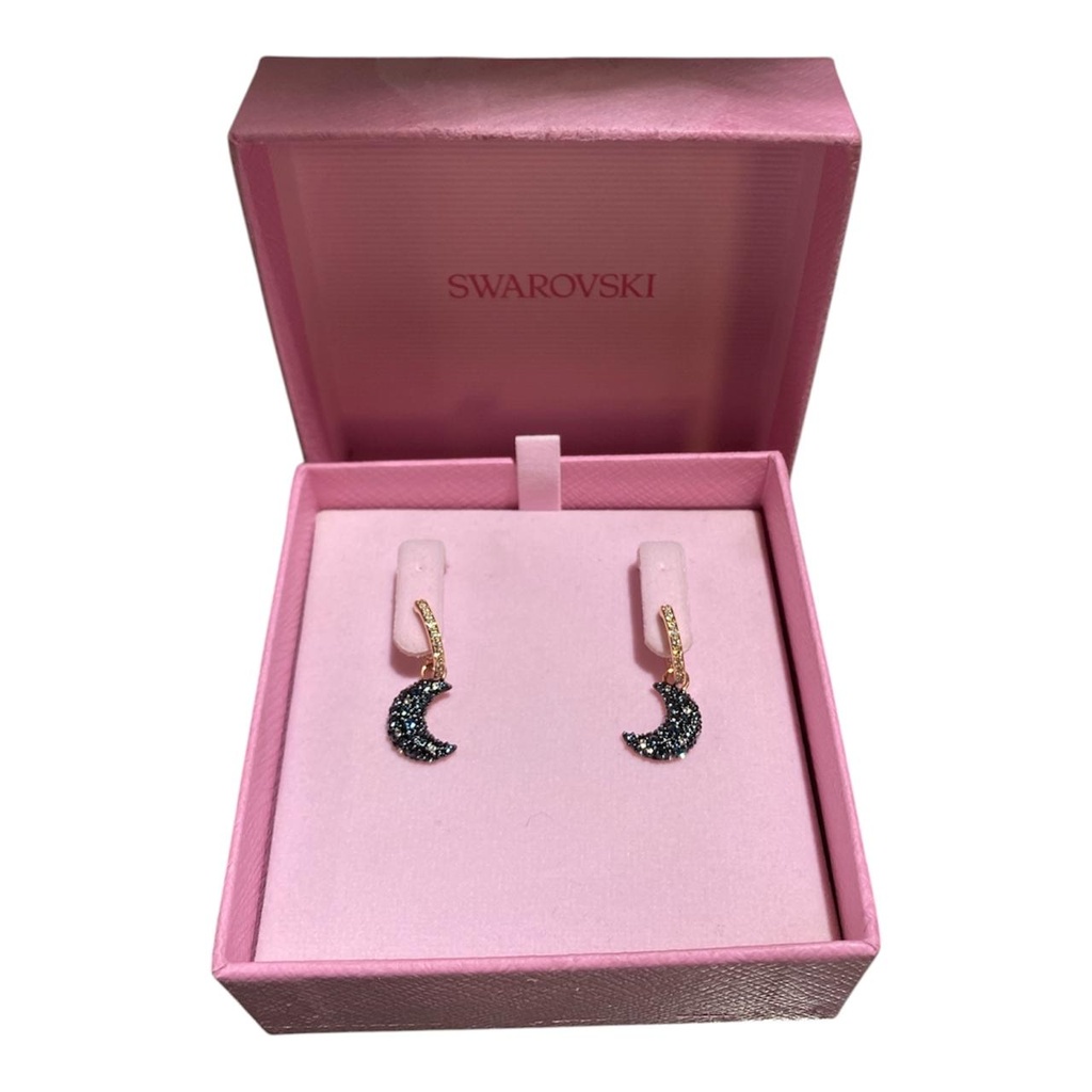 ARETES SWAROVSKI LUNA AZUL