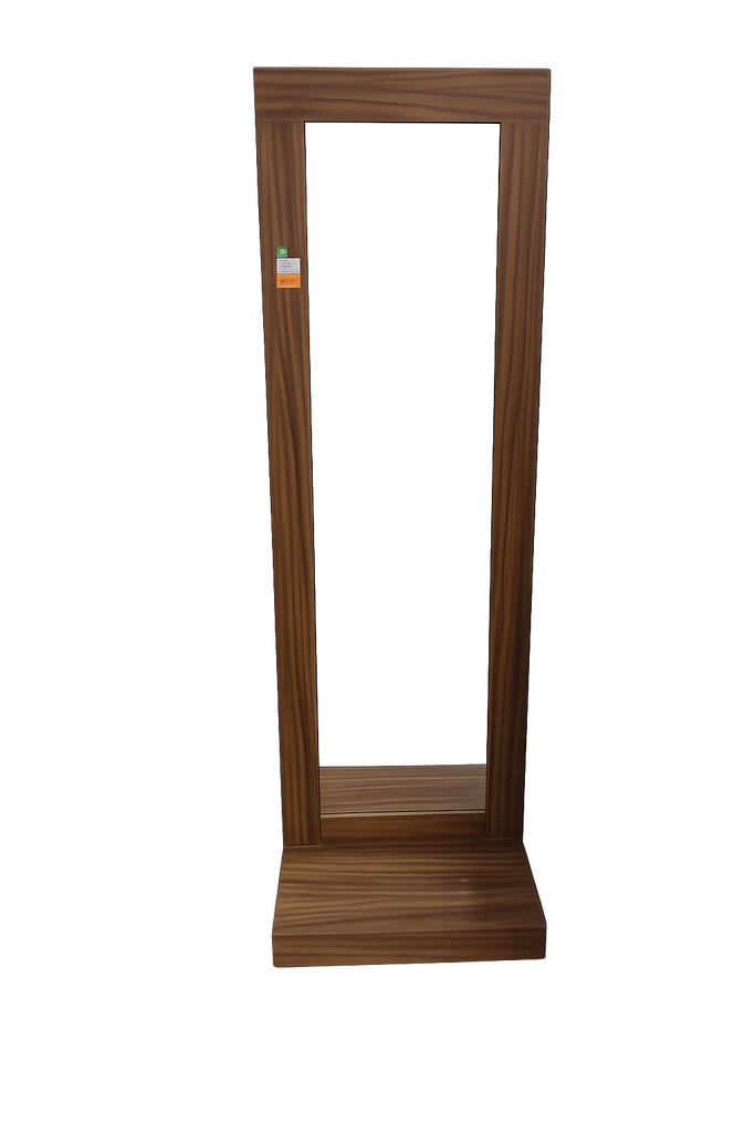 ESPEJO NOGAL CON BASE