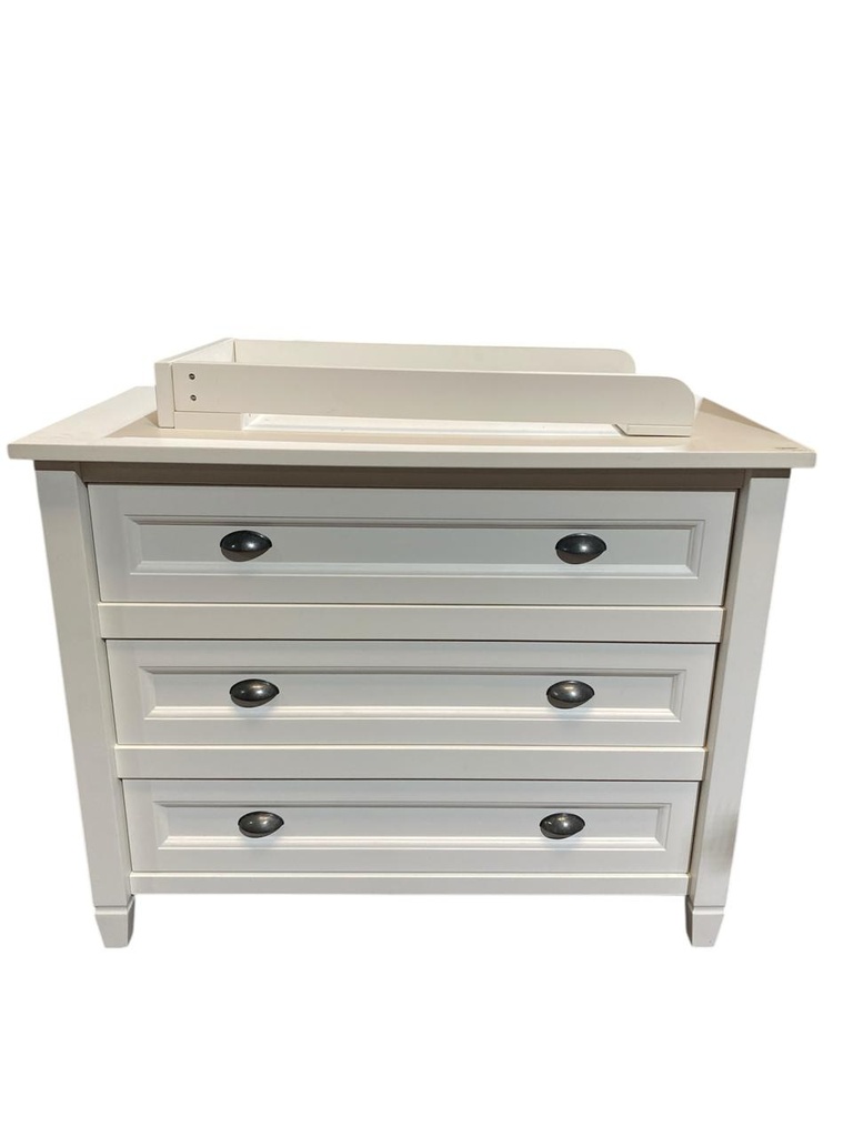 COMODA CON CAMBIADOR BLANCA MON CARAMEL