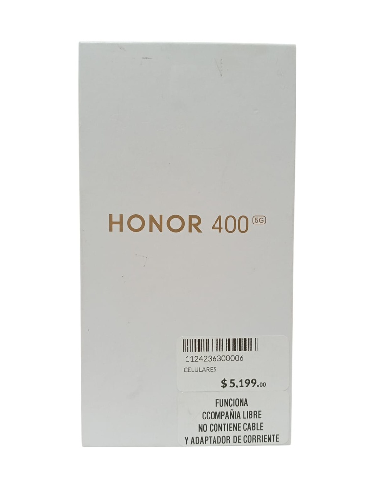 HONOR 400 512 GB NEGRO