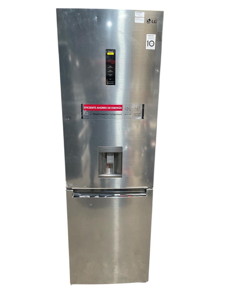 REFRIGERADOR LG GB37SPP PLATEADO