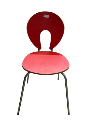 [LI21072025C6] SILLA SILUETTA ROJA